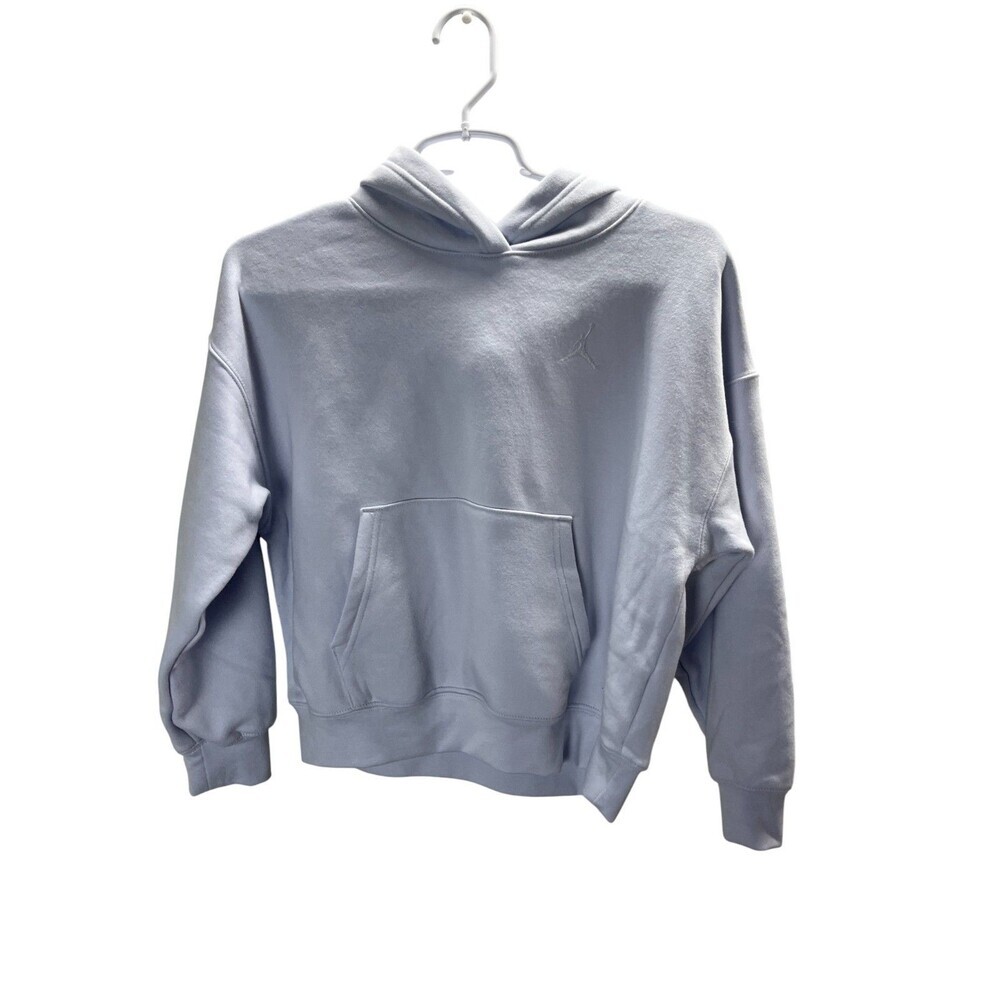 Jordan Hoodie Boys 12-13 Years Size Large Gray Cotton Blend